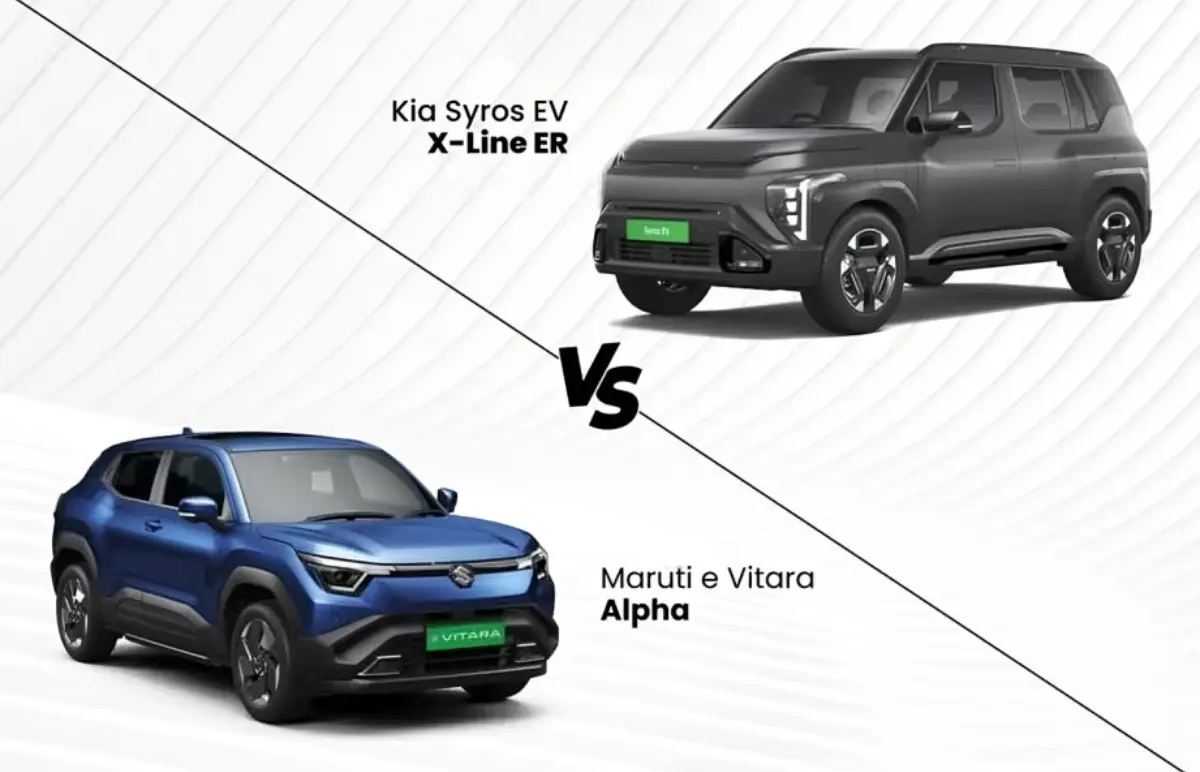 Kia Syros EV vs Maruti Suzuki e Vitara: Which is a Better Pick? Featured Image
